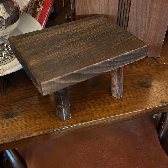 Rustic Wooden Display Stand Riser - Picture 5 of 7